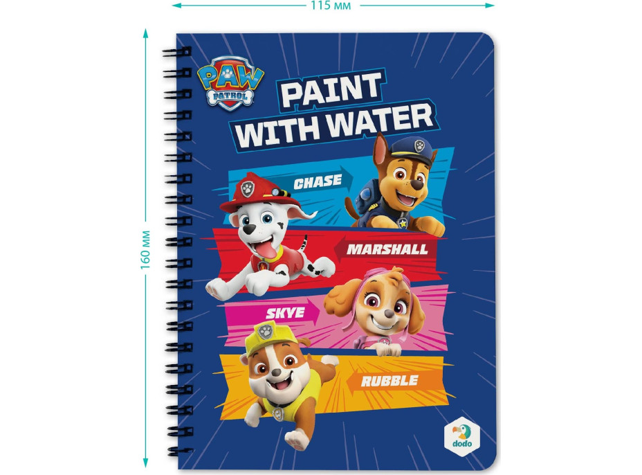 DODO Vodné maľovanie Tlapková patrola