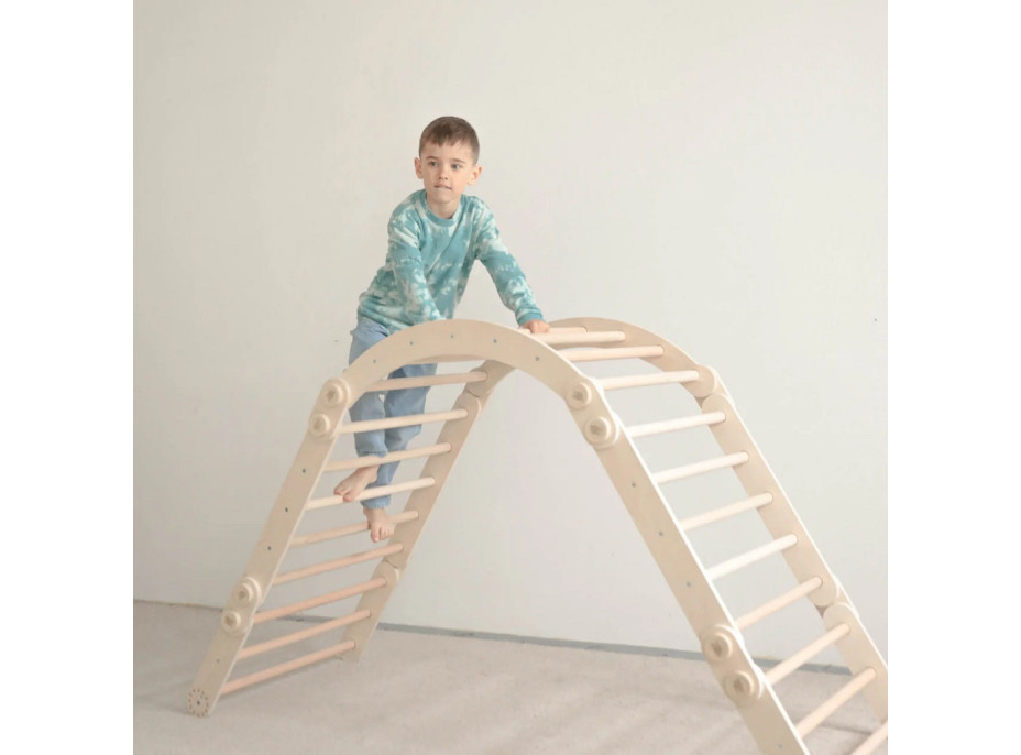 BusyKids Veľká skladacia lezecká zostava nelakovaná