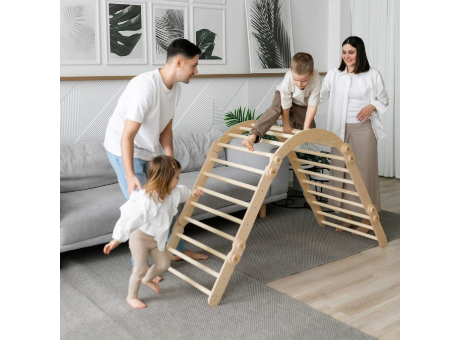 BusyKids Veľká skladacia lezecká zostava nelakovaná