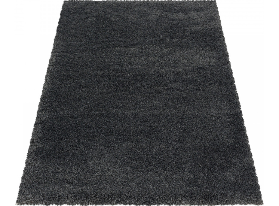 Kusový koberec Fluffy Shaggy 3500 grey, 140x200 cm