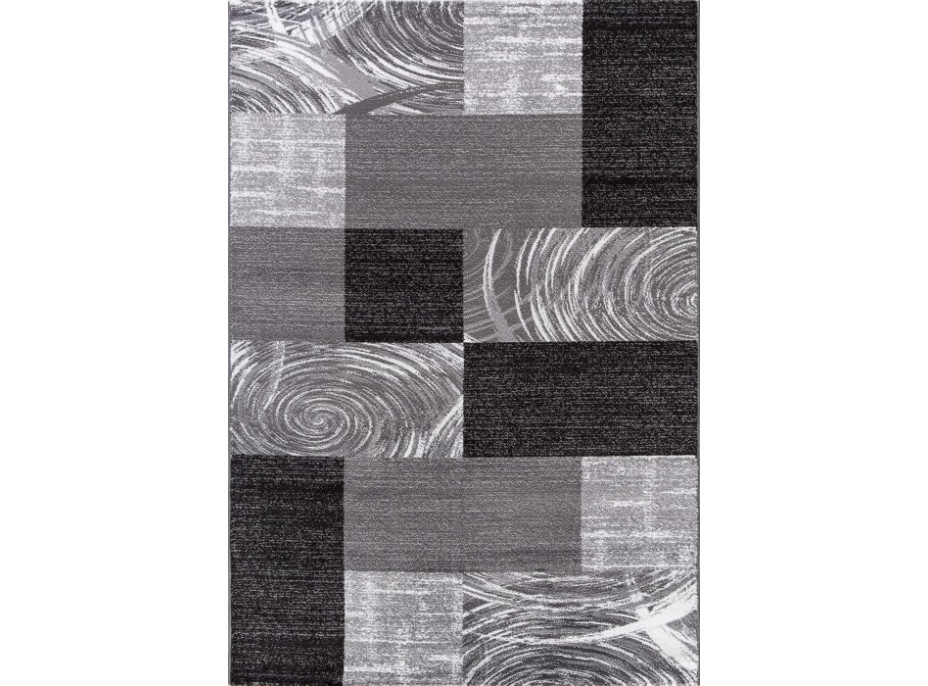 Kusový koberec Parma 9220 black, 120x170 cm