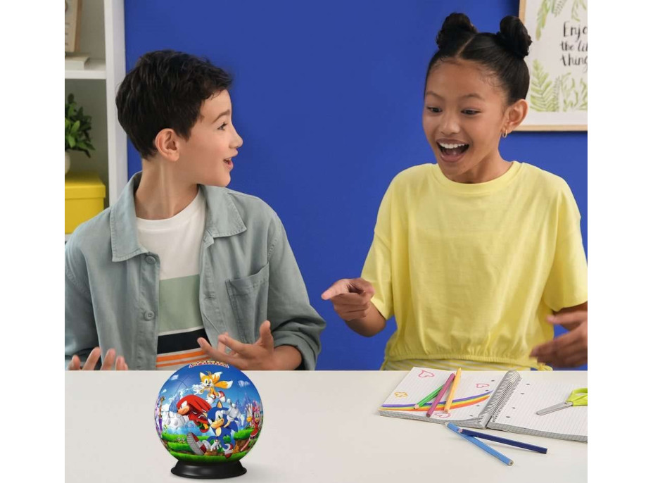 RAVENSBURGER 3D Puzzleball Sonic 72 dielikov
