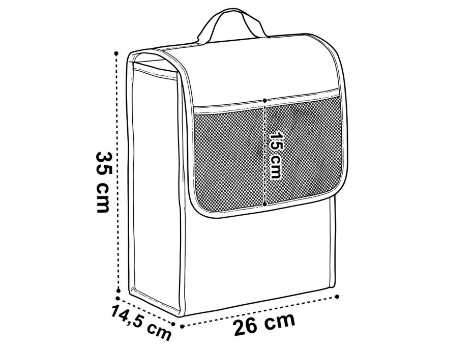 Organizér do kufra 4wheelz MONTERO