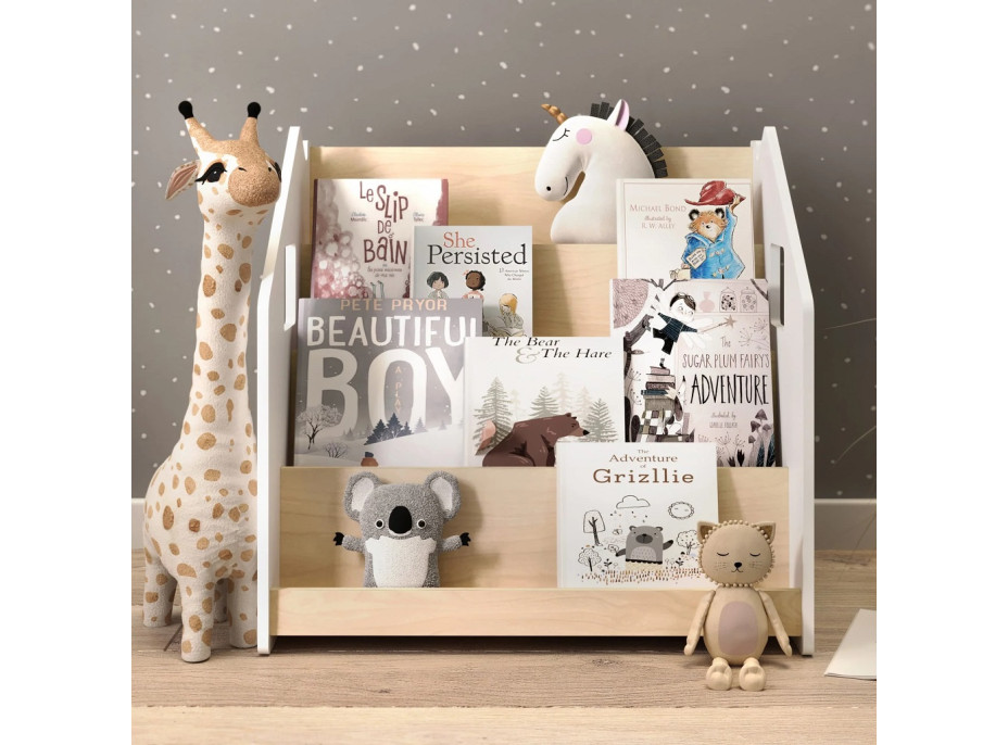 BusyKids Stojan na knihy biely