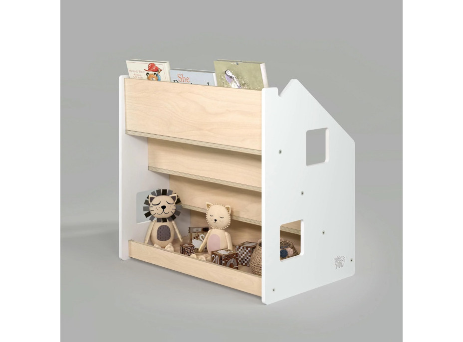 BusyKids Stojan na knihy biely