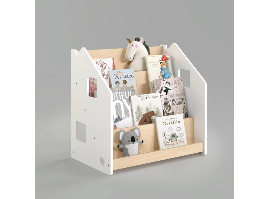 BusyKids Stojan na knihy biely