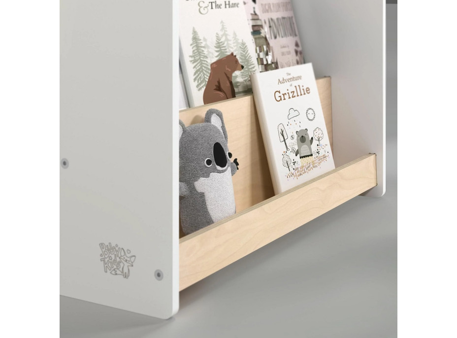BusyKids Stojan na knihy biely