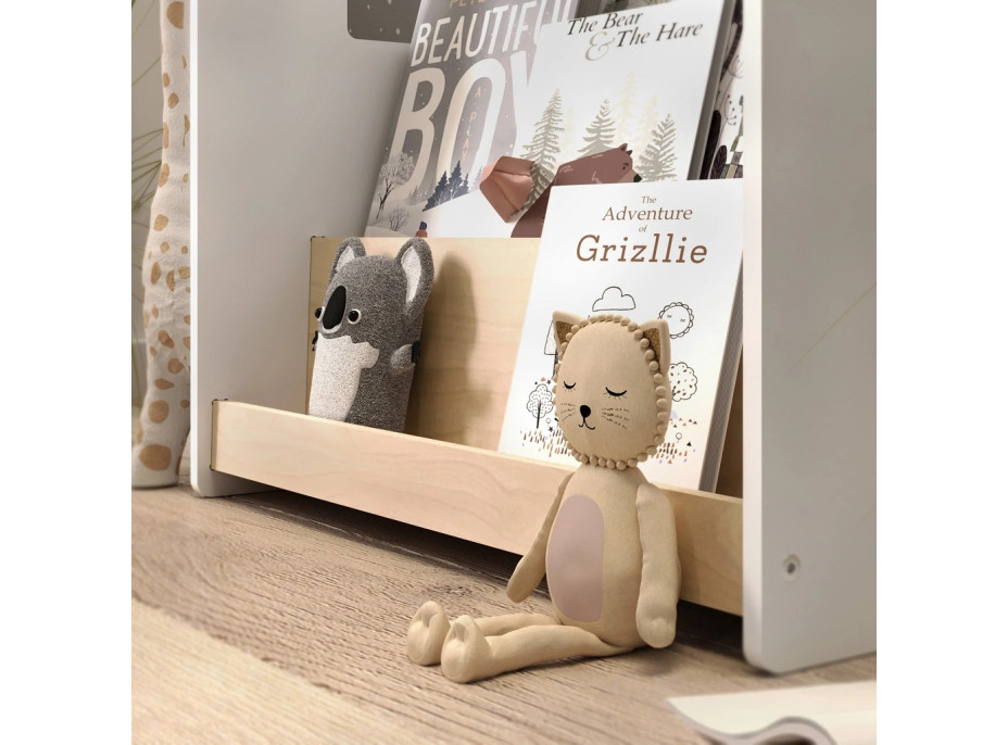 BusyKids Stojan na knihy biely