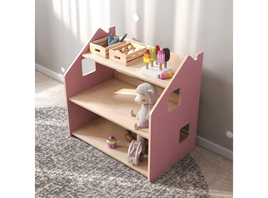 BusyKids Police na hračky ružová