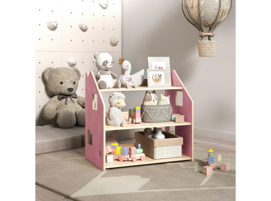 BusyKids Police na hračky ružová