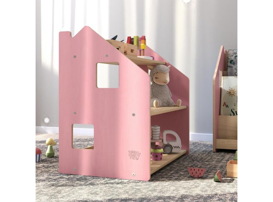 BusyKids Police na hračky ružová