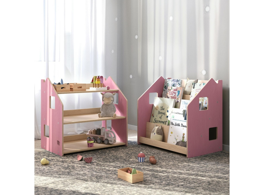 BusyKids Police na hračky ružová