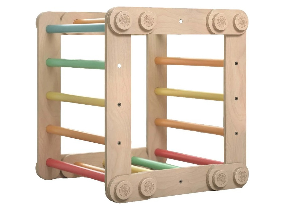 BusyKids Malá skladacia lezecká zostava dúhová