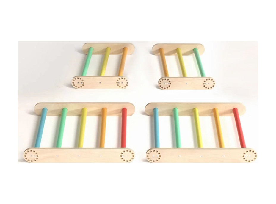 BusyKids Malá skladacia lezecká zostava dúhová