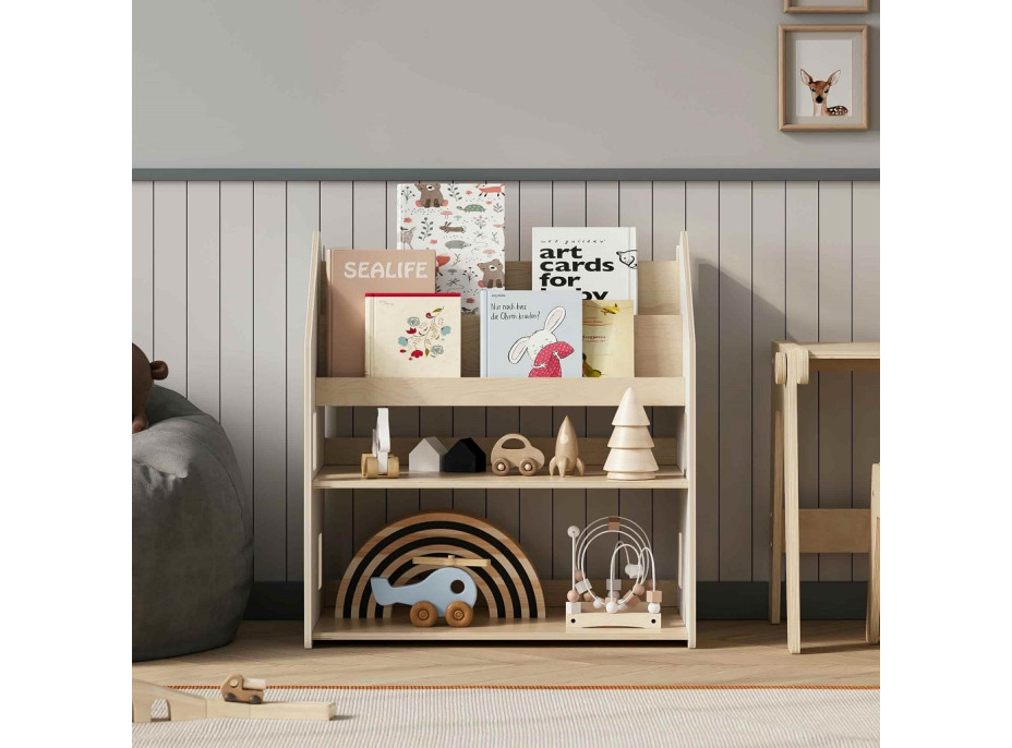 BusyKids Police na hračky a knihy biela