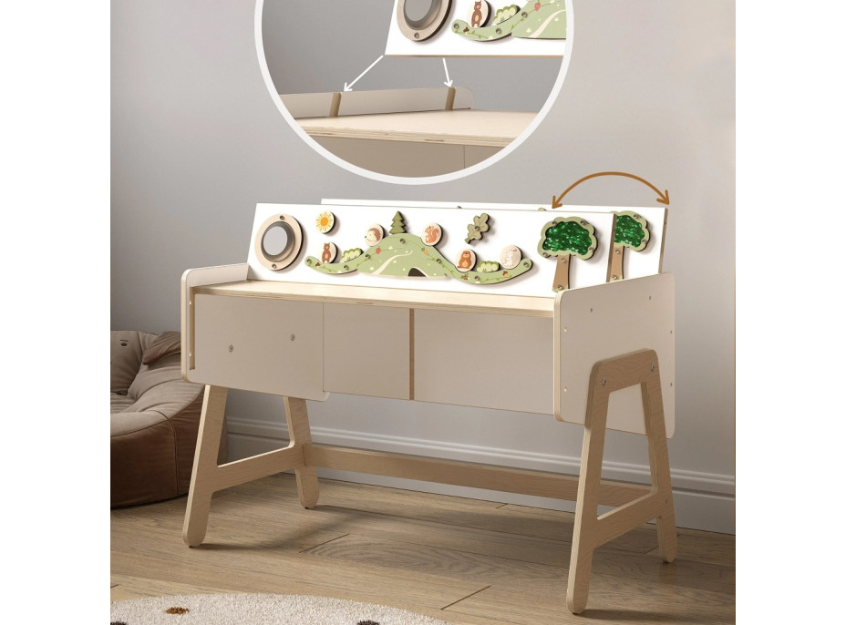 BusyKids Police na hračky/stôl LILU