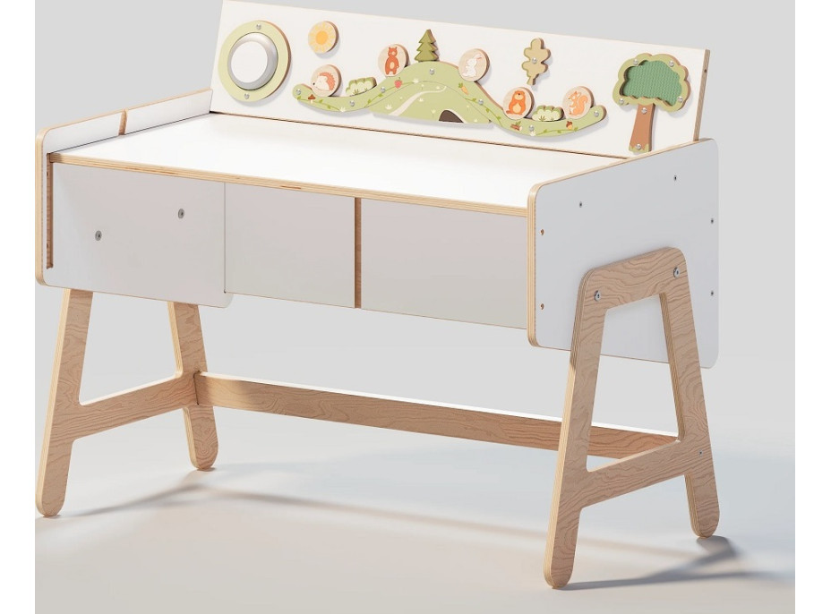 BusyKids Police na hračky/stôl LILU