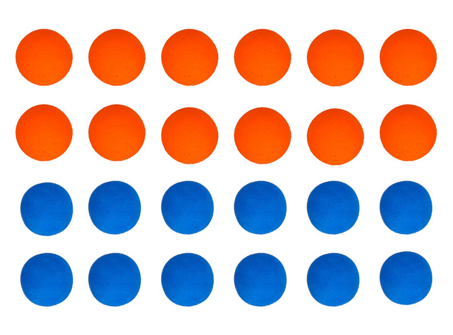 Arkádová hra - Hladný robot - set 2 pištole + lopty