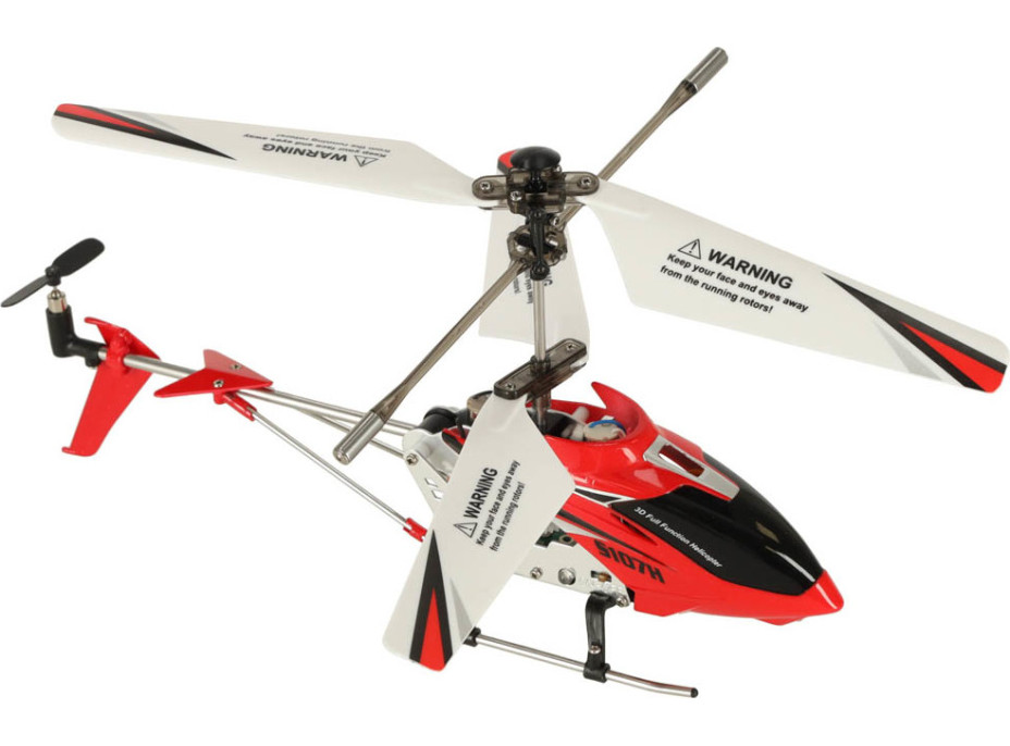 SYMA S107H RC vrtuľník 2,4 GHz RTF - červený
