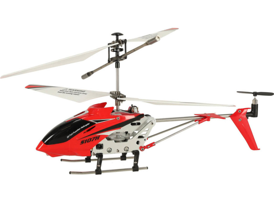SYMA S107H RC vrtuľník 2,4 GHz RTF - červený