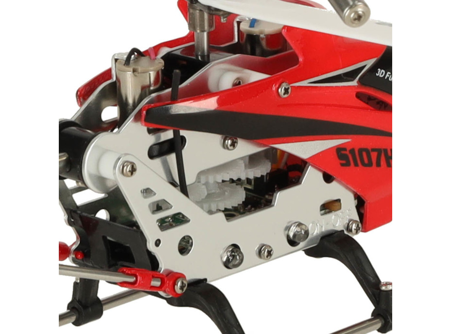 SYMA S107H RC vrtuľník 2,4 GHz RTF - červený