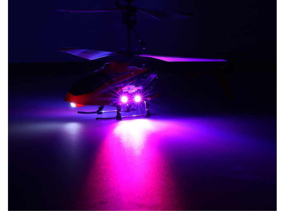 SYMA S107H RC vrtuľník 2,4 GHz RTF - červený