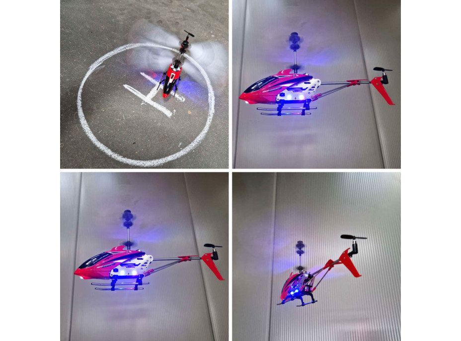 SYMA S107H RC vrtuľník 2,4 GHz RTF - červený