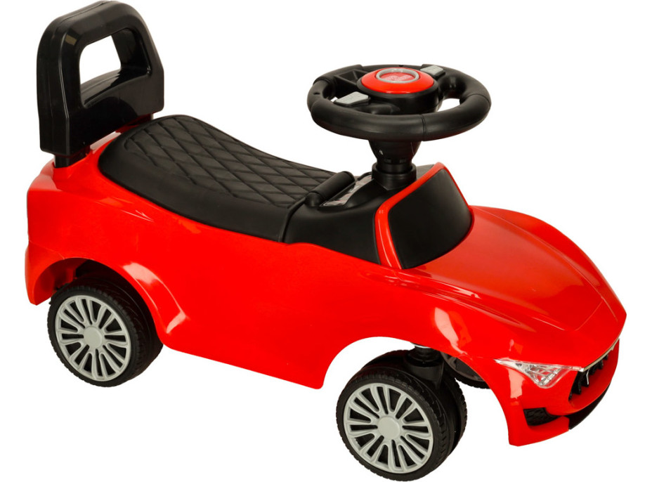 Odrážadlo so zvukom a svetlami - Autíčko - červené