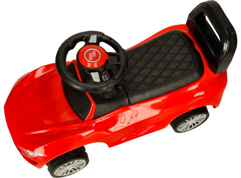 Odrážadlo so zvukom a svetlami - Autíčko - červené