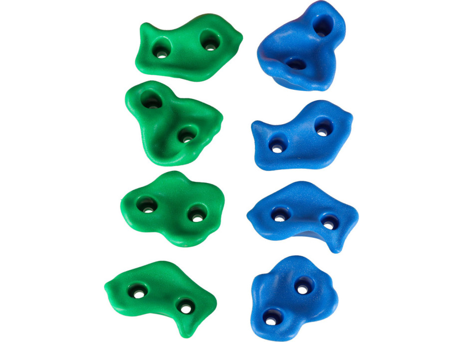 Lezecké úchyty pre deti - farebné 20 ks + skrutky