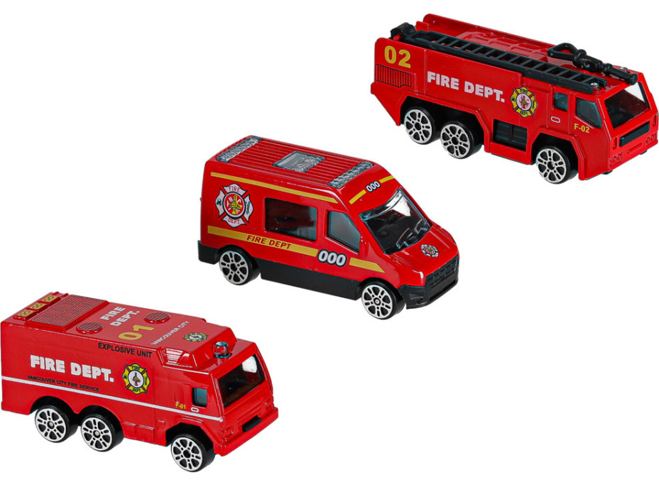 Transportné lietadlo + 3 hasičské vozidlá