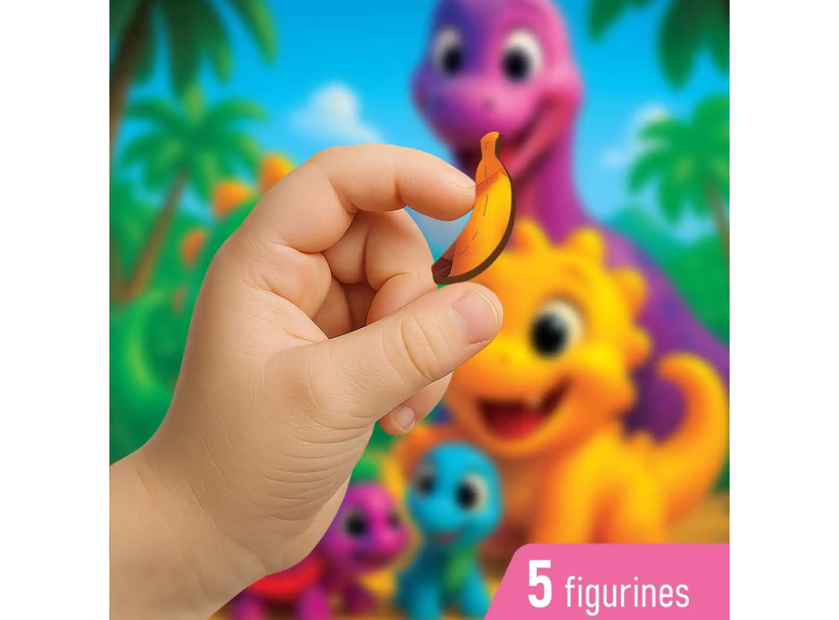 WOODEN CITY Drevené puzzle Dinosaury 20 dielikov