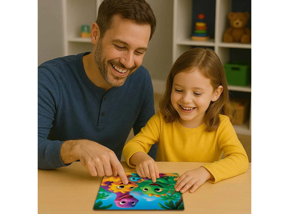 WOODEN CITY Drevené puzzle Dinosaury 20 dielikov