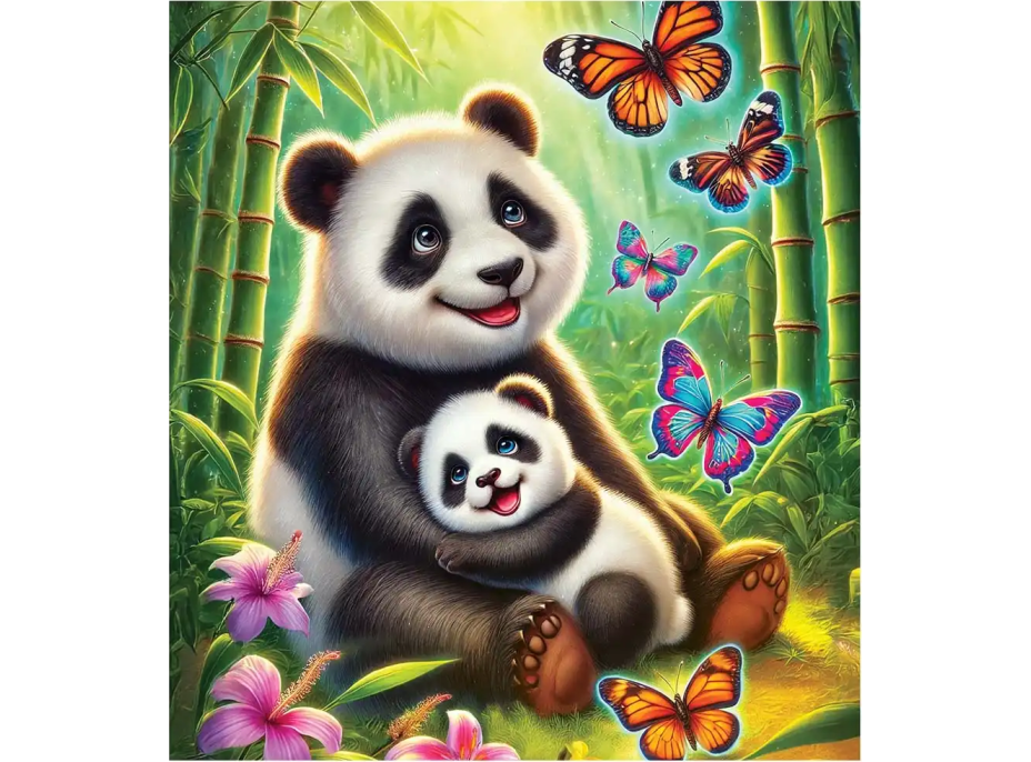 WOODEN CITY Drevené puzzle Pandí dobrodružstvo 20 dielikov