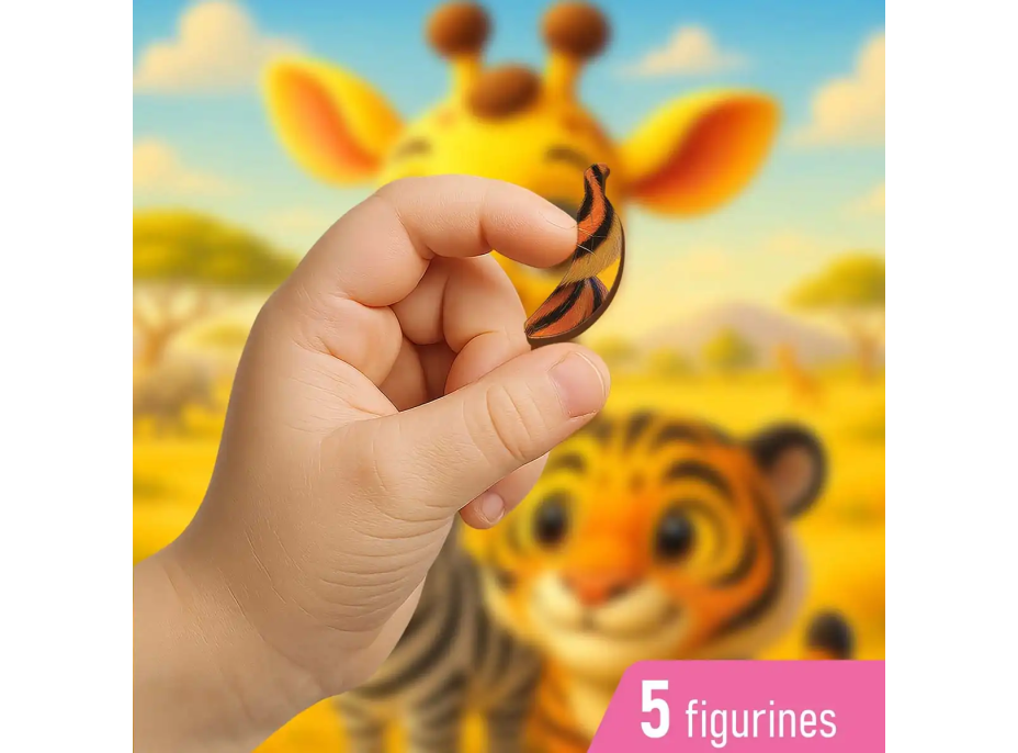 WOODEN CITY Drevené puzzle Priatelia 20 dielikov