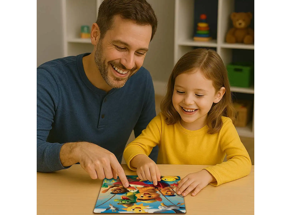 WOODEN CITY Drevené puzzle Rybárčenie 20 dielikov