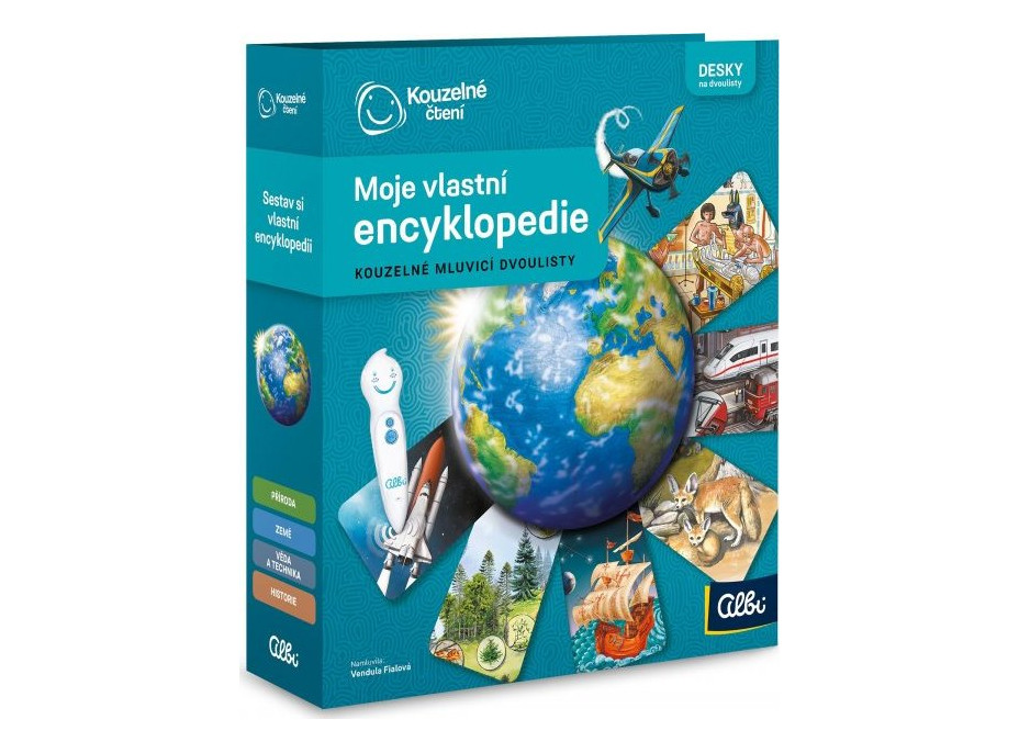 ALBI Kúzelné čítanie Kúzelné dosky na dvojlisty: Moje vlastné encyklopédie