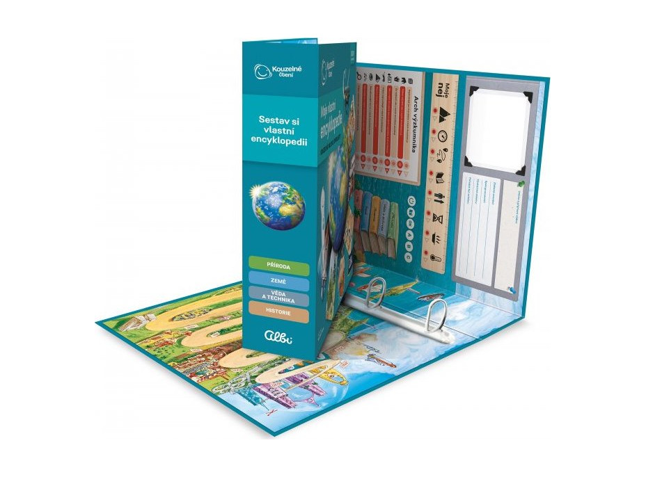 ALBI Kúzelné čítanie Kúzelné dosky na dvojlisty: Moje vlastné encyklopédie