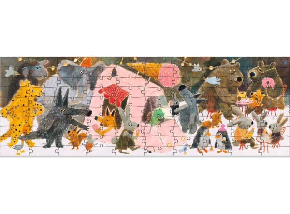 DJECO Panoramatické puzzle Park 100 dielikov