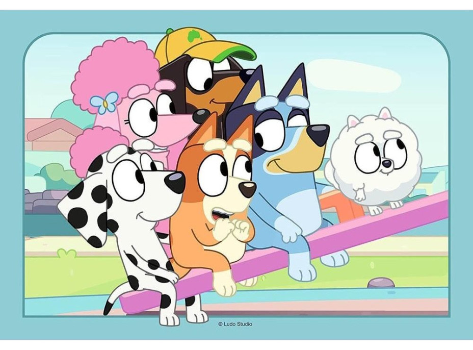 RAVENSBURGER Puzzle Bluey 2x12 dielikov