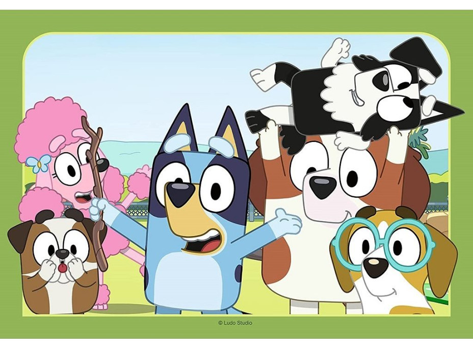 RAVENSBURGER Puzzle Bluey 2x12 dielikov