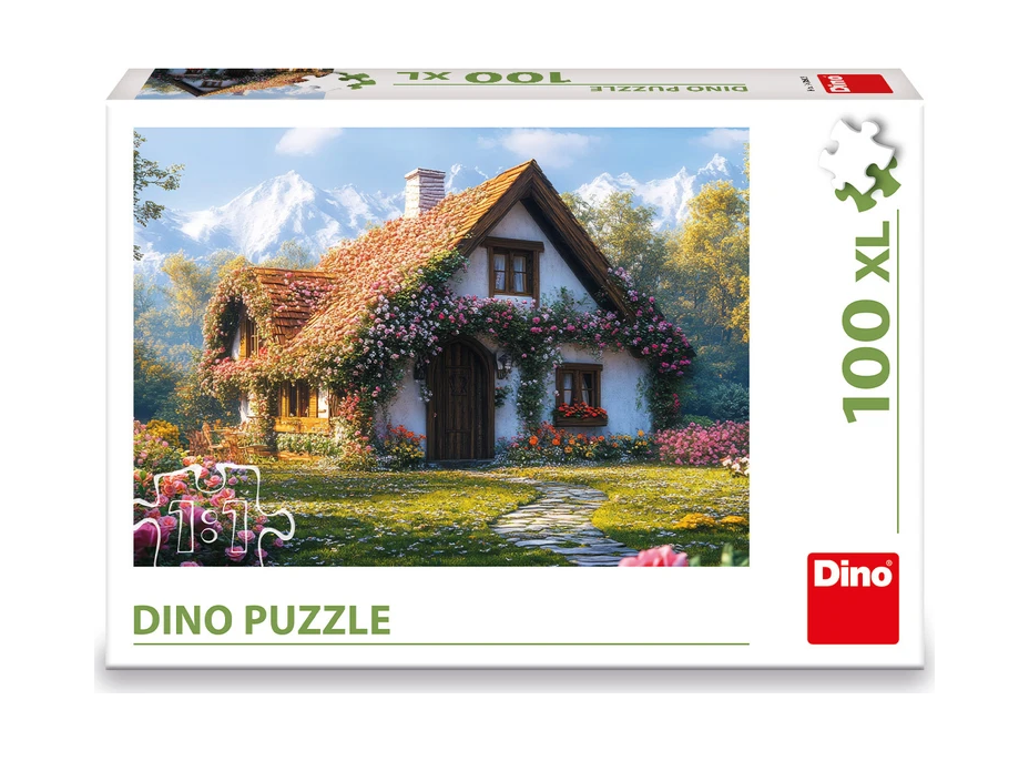 DINO Puzzle Chata v údolí 100 XL dielikov