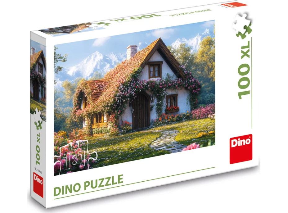 DINO Puzzle Chata v údolí 100 XL dielikov