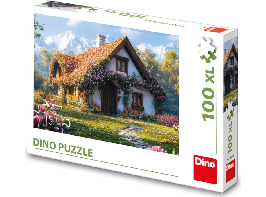 DINO Puzzle Chata v údolí 100 XL dielikov