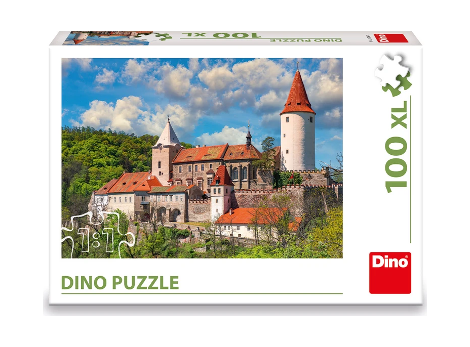 DINO Puzzle Hrad Křivoklát 100 XL dielikov