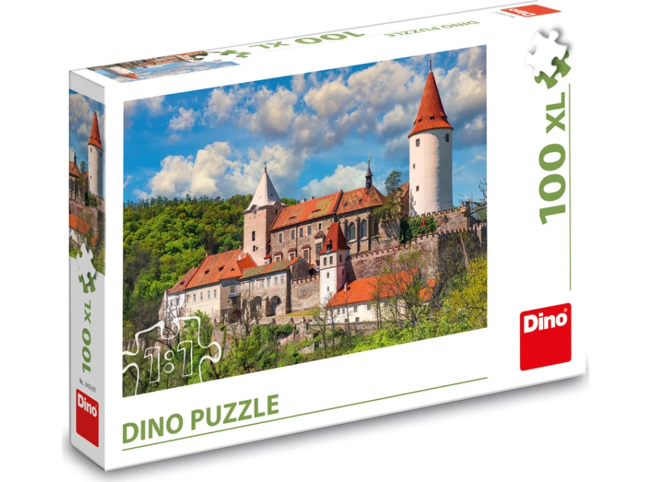 DINO Puzzle Hrad Křivoklát 100 XL dielikov