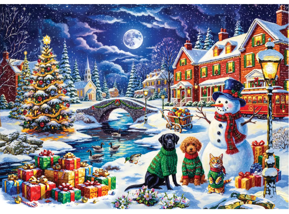 ANATOLIAN Puzzle Vianočná noc XL 700 dielikov