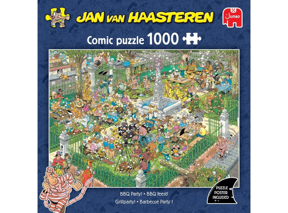 JUMBO Puzzle JvH BBQ party 1000 dielikov