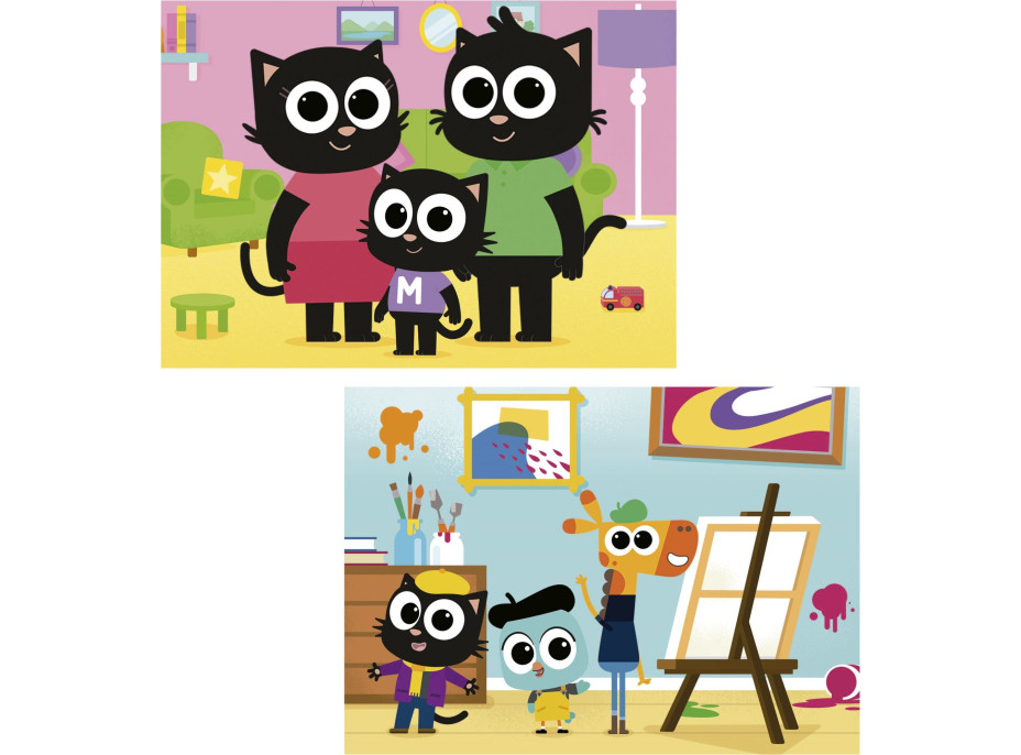 EDUCA Puzzle Milo 2x48 dielikov