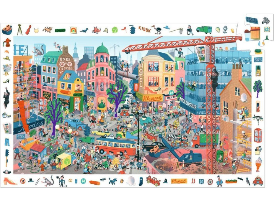 DJECO Puzzle Observation: Mesto 200 dielikov